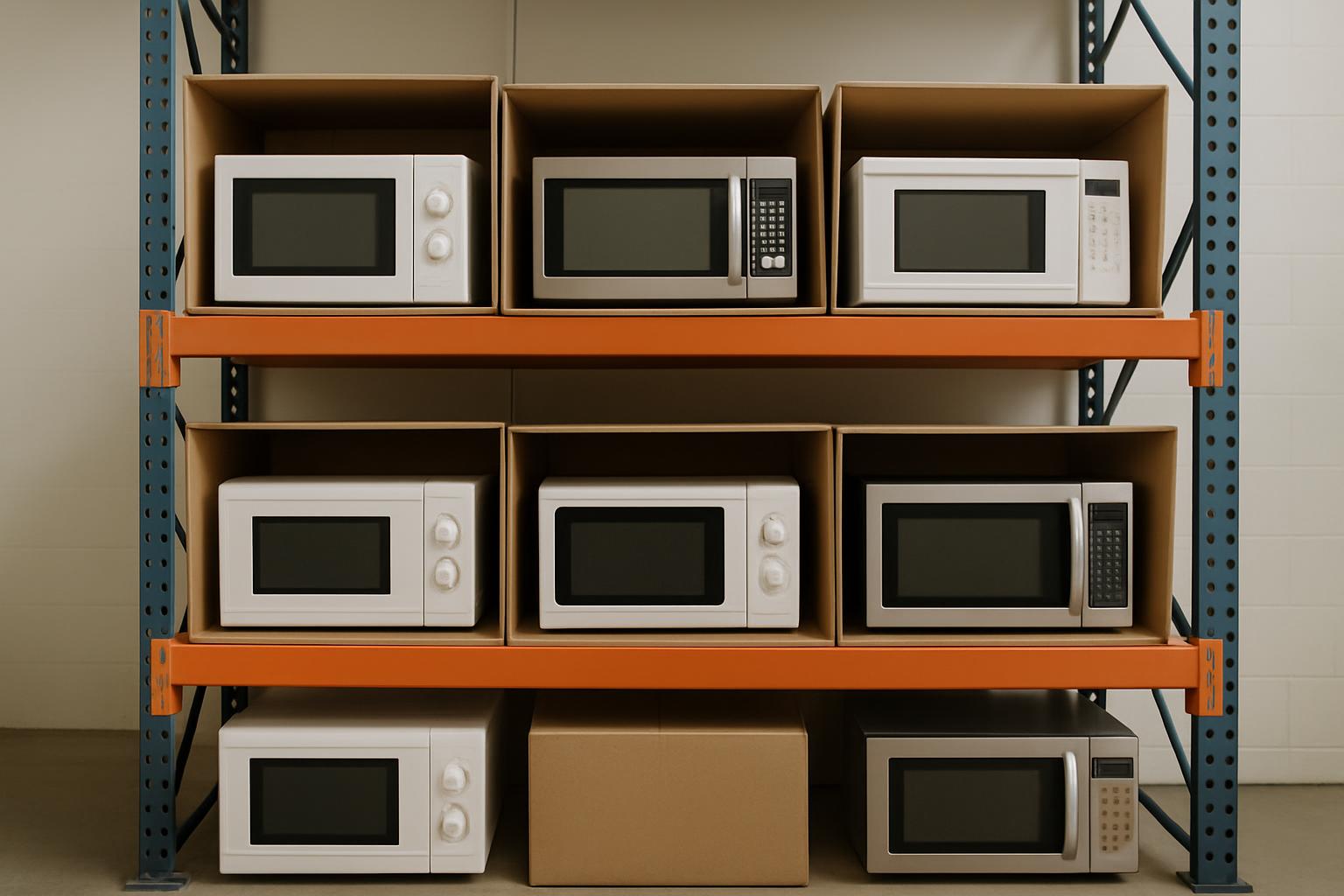 microwave-oven-infused-storage-shelving-unit